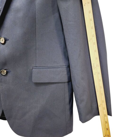Lauren Ralph Lauren Mens Navy Blue Blazer Jacket Size 18R two button - Picture 11 of 13